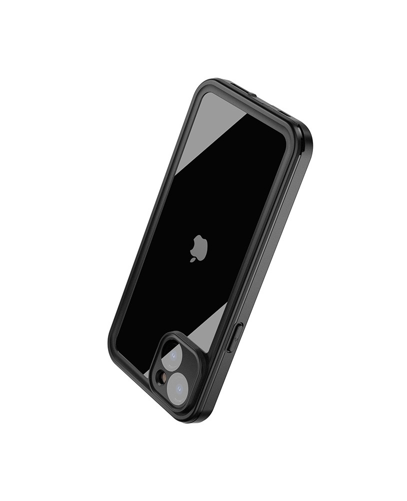 Coque étanche Temdan Pour IPhone 14 Pro - Noire, Protection 360° Antichoc Et Antipoussière
