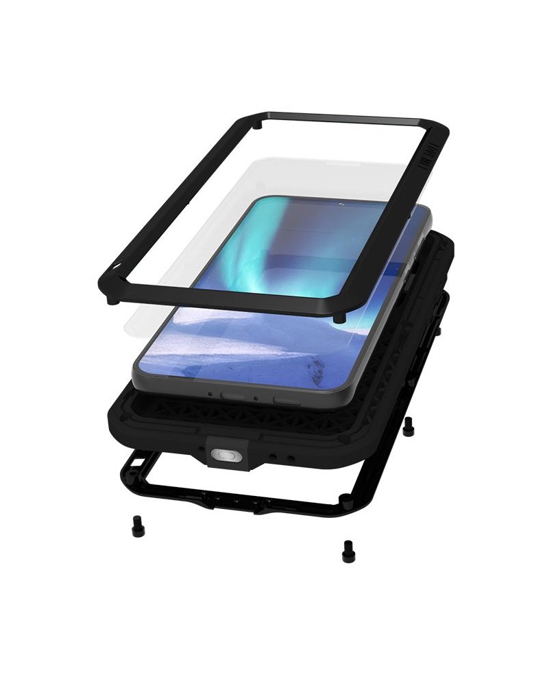 Coque Antichoc étanche Huawei P50 Pro – LOVE MEI FRANCE – Noir (aluminium)