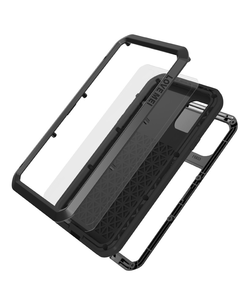 Coque étanche et antichoc pour iPhone 11 LOVE MEI France Couleur Noir